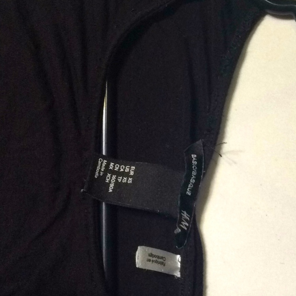 H&M TIGHT BLACK DRESS